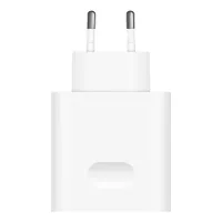 Huawei SuperPower Max 100W Hızlı Şarj Cihazı (Beyaz, EU Plug), USB-A/C Çift Port, Akıllı Güvenlik Çipi, 6A Type-C Kablo Dahil